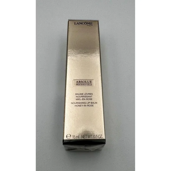Lancome Absolue Precious Cells Nourishing Lip Balm Honey-In-Rose 15ml NEW HTF