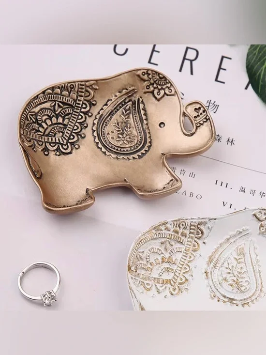 LARAINE Elephant Trinket Dish