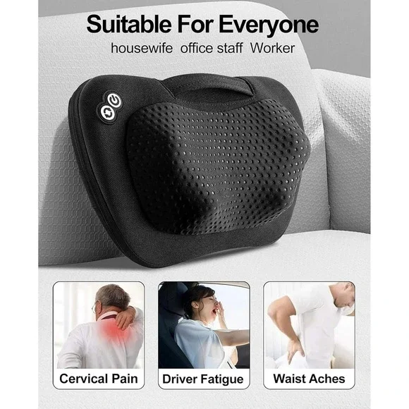Viktor Jurgen Shiatsu Massage Pillow w/ Heat‎ D006 NEW