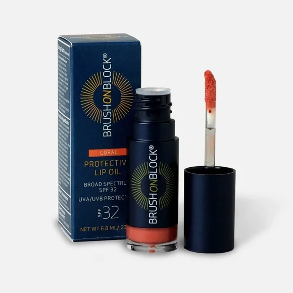 Brush On Block Coral Lip Oil