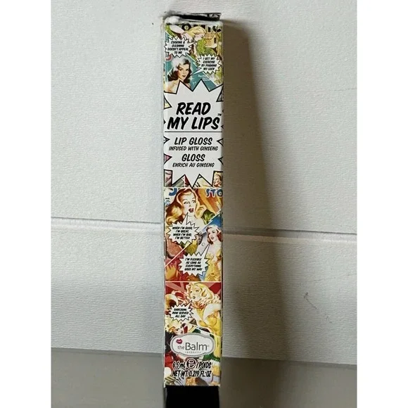 The Balm Read My Lips Lip Gloss Infused with Ginseng, 0.219 oz. - POP - NEW‎