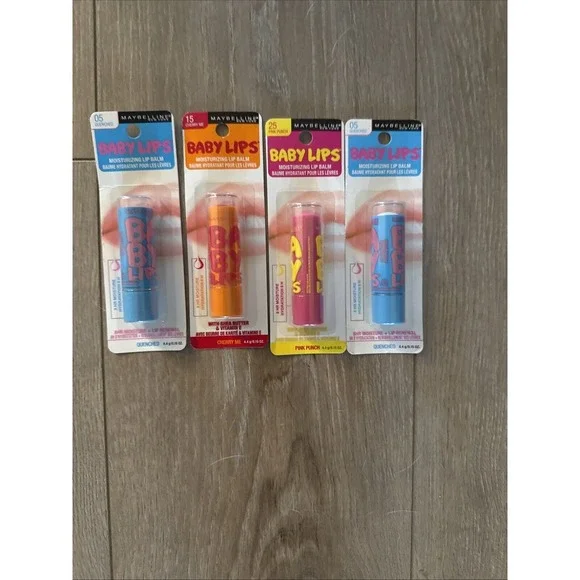 4 Maybelline Baby Lips Moisturizing Hydrating Lip Balm #05‎  15 25 Quenched