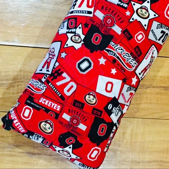 Ohio state football Brutus kids lumbar pillow - handmade - like new -sca…