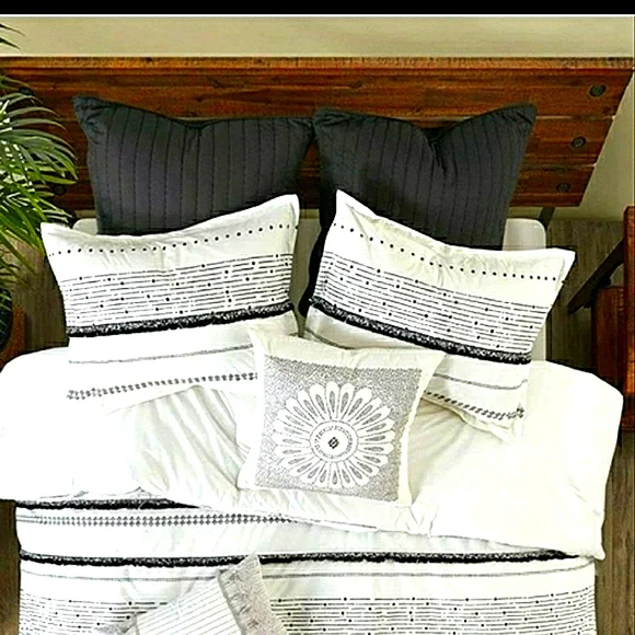 Farm Core Shabby Chic Boho Coastal Minimalist Cotton King Pillowcases Ink & Ivy