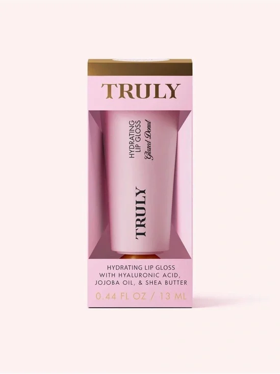TRULY Hydrating Lip Gloss in Glazed Donut 🍩 - Brand New in the Box!
