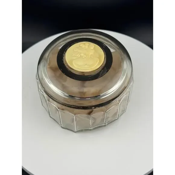 Vintage Celluloid Cameo Dresser Jar