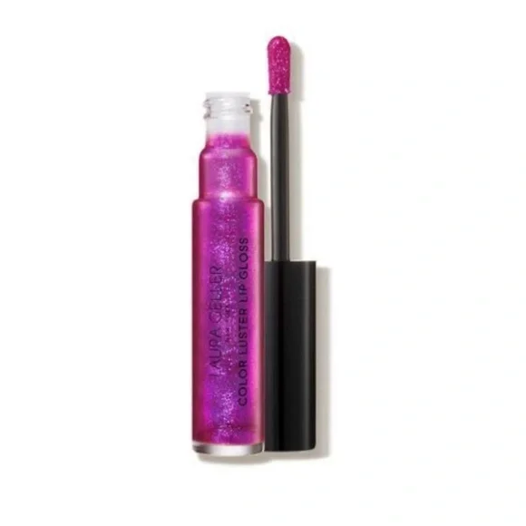 Laura Geller Lip Gloss  Amethyst Glaze Color Luster Lipgloss Hi Def Top coat