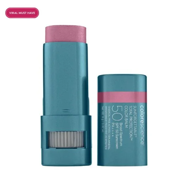 NWT Colorescience Sunforgettable Total Protection Color Balm SPF 50 –Violet Haze
