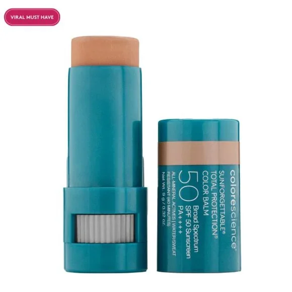 NWT Colorescience Sunforgettable Total Protection Color Balm SPF 50 – Glow