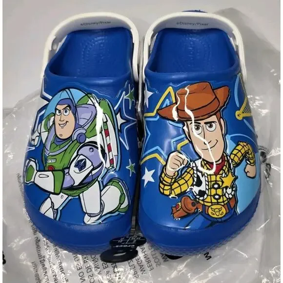 CROCS Disney Pixar Fun Lab Kids Toy Story 4 Classic Clog Size J3 Junior 3 NWT