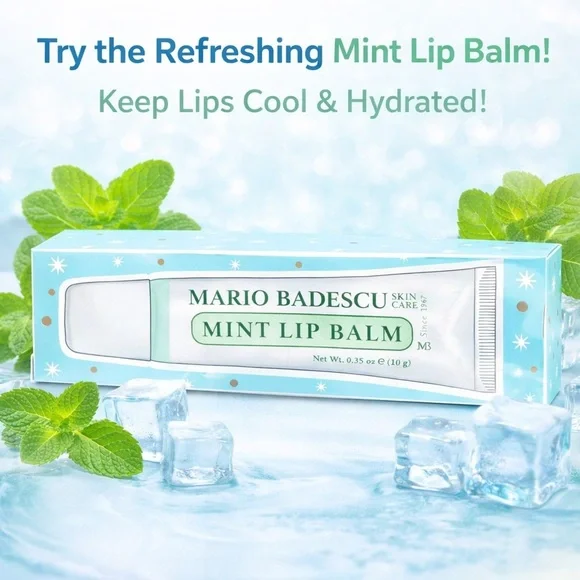 ✨5/$25✨ Mario Badescu Mint Green Lip Balm