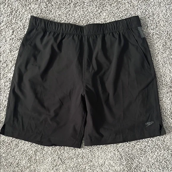 Speedo Black Swim Shorts‎ Size Large