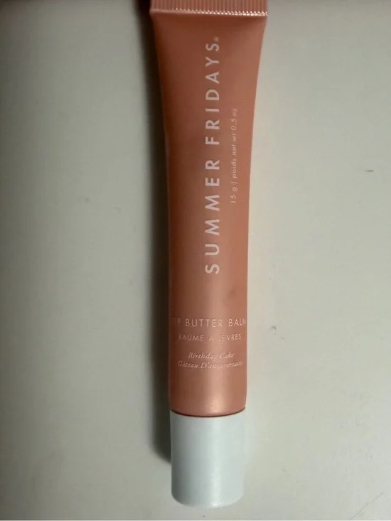 SUMMER FRIDAYS Lip Butter Balm Treatment- Birthday Cake (NO BOX)