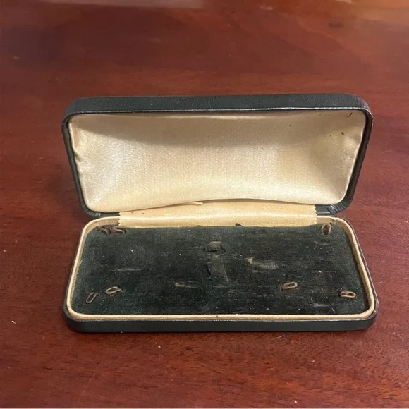Vintage / Antique Men's Farrington Boxes Jewelry Presentation Display Box