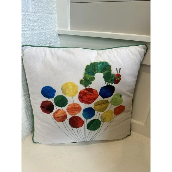 Eric Carle throw pillow HUNGRY CATERPILLAR  18
