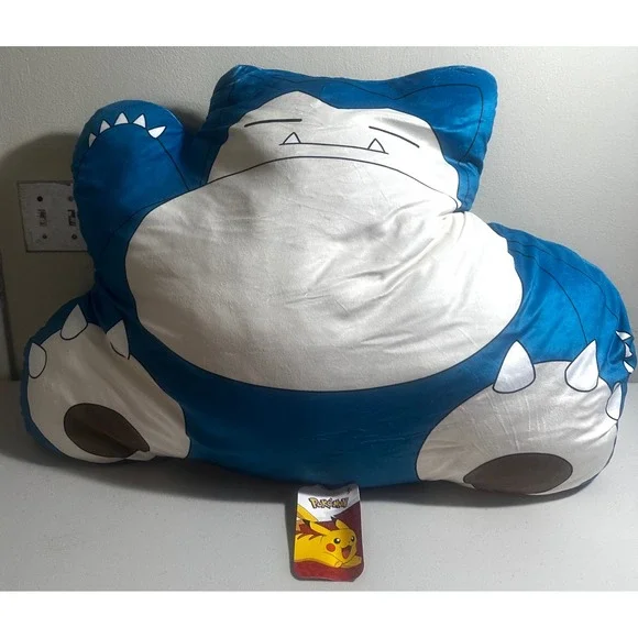 Pokemon Snorlax Jumbo Body‎ Pillow Franco Plush Cushion Gaming Room Decor NWT