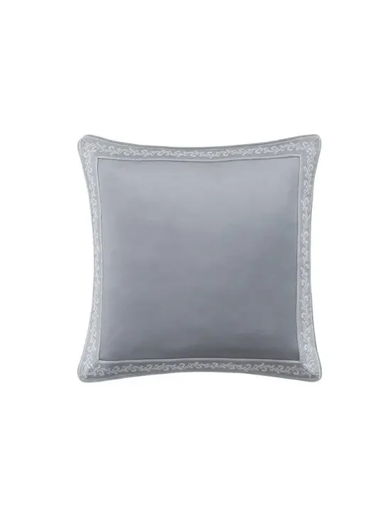 J Queen New York Sondra Powder Blue Euro Sham New Open 26x26 Square Cover $84