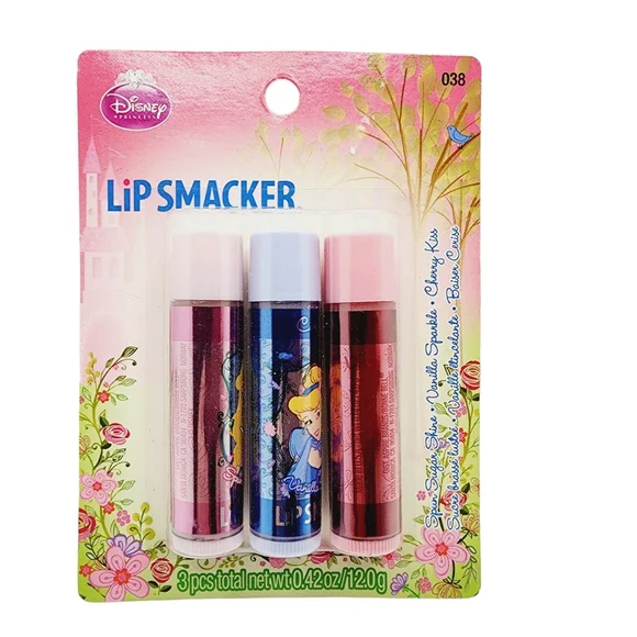 Lip Smacker Disney Princess‎ Fairy Tale Adventure Trio Collection (038) - NEW