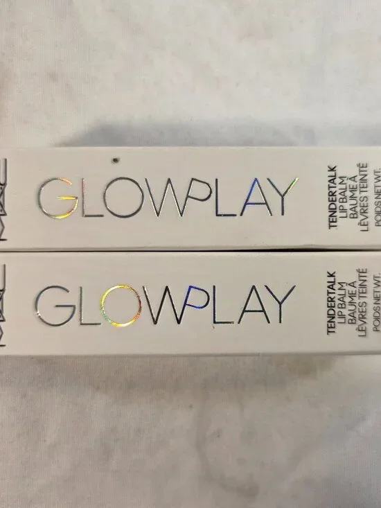 MAC Introvert Glow Play Tendertalk  456 Introvert 459 Candid Lip Balm Lot of 2