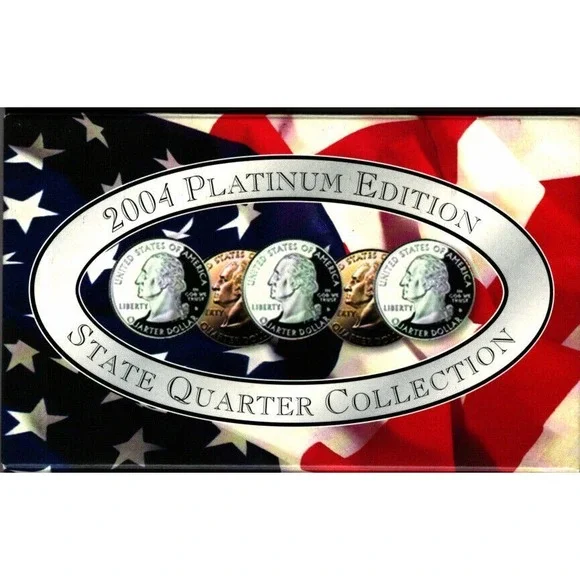 2004 - PLATINUM EDITION STATE QUARTER‎ COLLECTION!