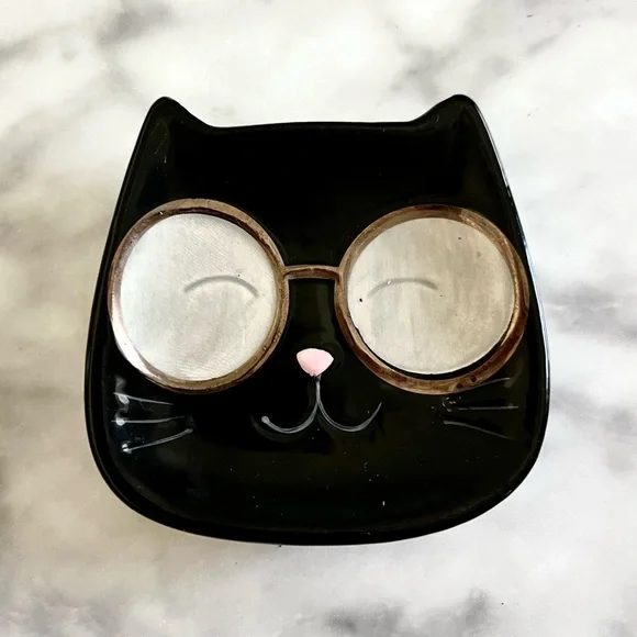 New Kitty Jewelry Dish / Spoon or Teabag Rest