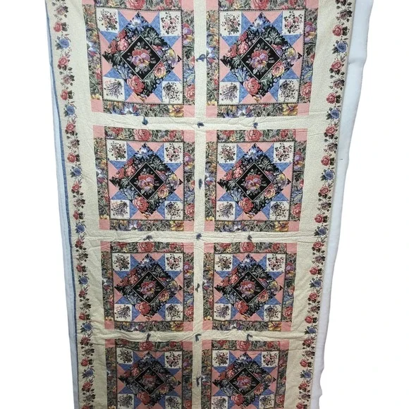 Ordal Creations Handmade Floral Patchwork Quilt Pillow‎ Cover Cushion Sham