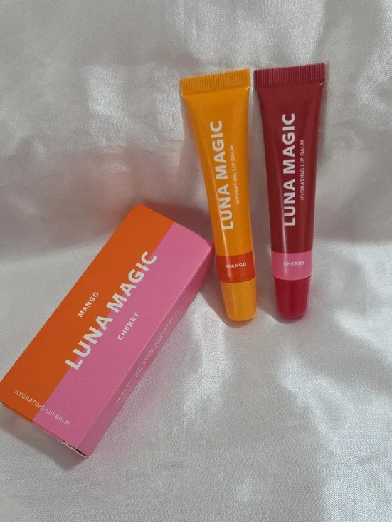 2pcs Hydrating Lip Balm Set - Mango & Cherry