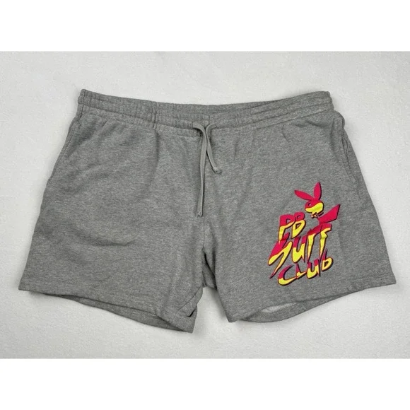 Playboy By PacSun PB Surf Club Gray Sweat Shorts XL