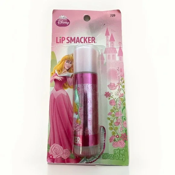 Disney‎ Princess Aurora Lip Smacker Balm Spun Sugar Shine Sealed Rare