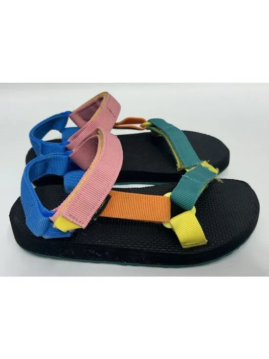 Teva Original Universal Kids Sandals Size 1 K1 Multicolor Outdoor Water shoes