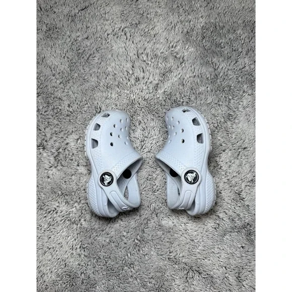 Crocs Classic Clog Toddler Size 5 Dreamscape Pale Blue Lavender White Shoes C5