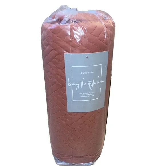 WDCOZY Quilt Set With Pillow Shams Q-Low- Red‎ Queen