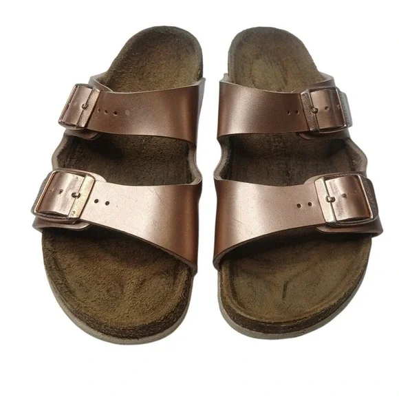 Birkenstock Arizona Sandals Rose Gold Kids EU 32 US 1-1.5