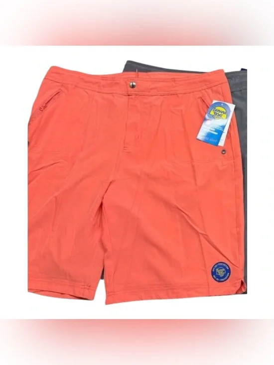 Banana Boat Men's Coral Swim Shorts Medium UPF 50+ Back Pocket + zip pockets