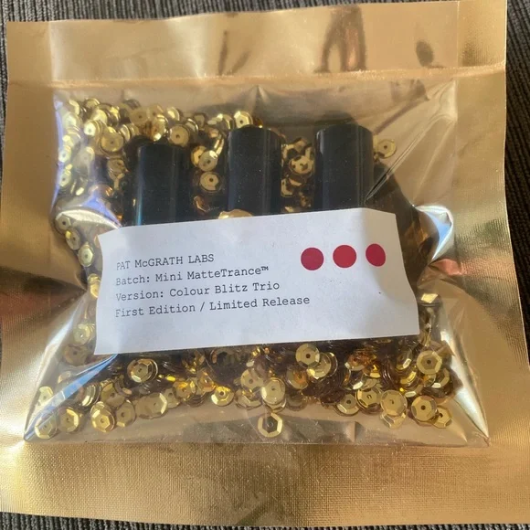 Pat McGrath Labs Mini MatteTrance Lipstick Trio Colour Blitz Trio First Edition