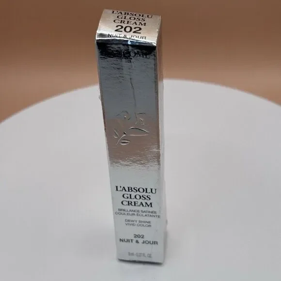 Lancome L'Absolu Gloss Cream 8ml NIB Full Size No. 202 NUIT & JOU