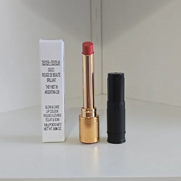New Gucci Lipstick Tester-208 Brilliant They Met in Argentina