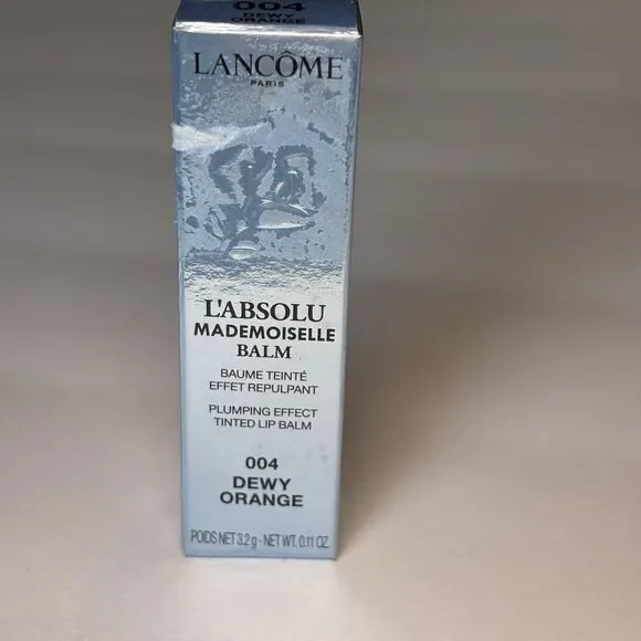 Lancome L'Absolu Mademoiselle Tinted Lip Balm Shade 004 DEWY ORANGE 3.2g / .11oz