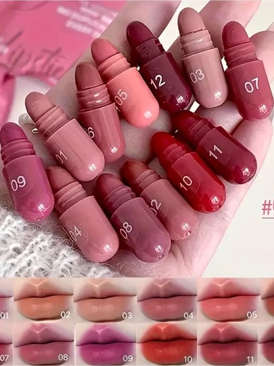 Mini Lipstick Tint Set — Pink & Red Shades