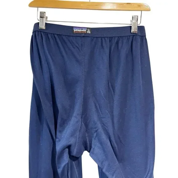Vintage Patagonia Bottoms Men Large‎ Navy Capilene Thermal Base Layer 90s