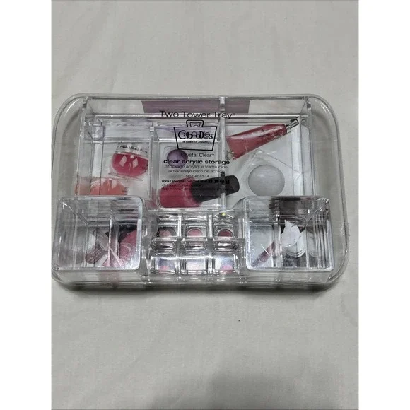 Caboodles‎ Crystal Clear Cosmetic Makeup Keeper Tray Organizer BNIP