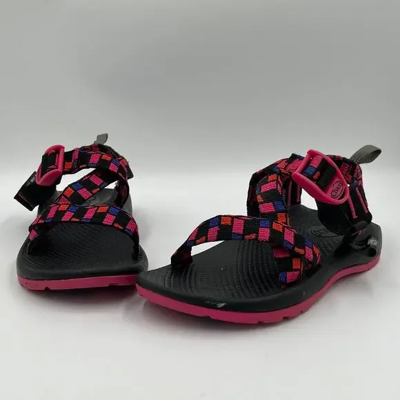 Chaco Little Girl's Z/1 Ecotread Sandals Cubit Magenta sz 1