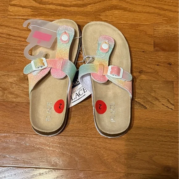 Children’s Place Kids Glitter Sandals - Multicolor