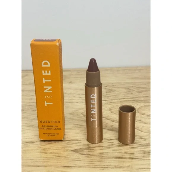 Live Tinted Huestick in TRUE Dusty Rose, Eye  Cheek & Lip Stick 0.1 oz Full Size
