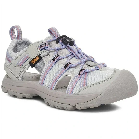 Teva Kid’s Manatee Sandal Gray and Lavender Outdoor Closed Toe Sandals Size 2