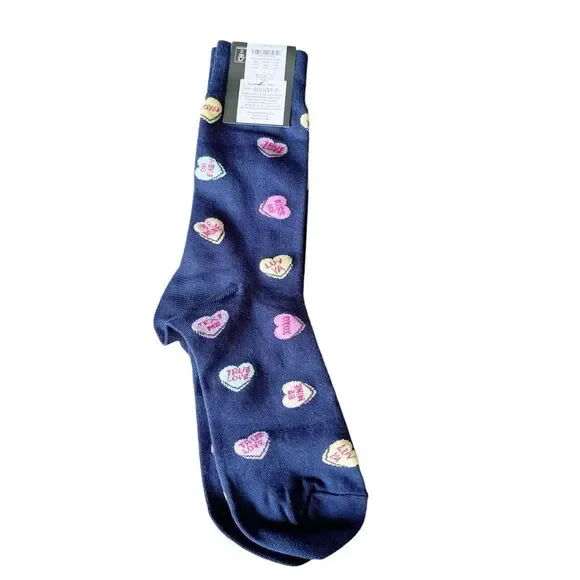 J.Crew Mens Candy Socks Blue One Size Office Casual Preppy Modern Style BL667