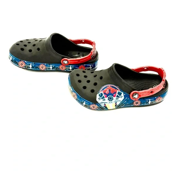 CROCS Black and Red‎ Sandals with Classic Design