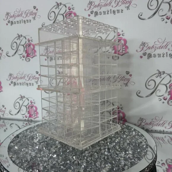 Impressions vanity Makeup Organizer holder lipstick lipgloss Clear Acrylic
