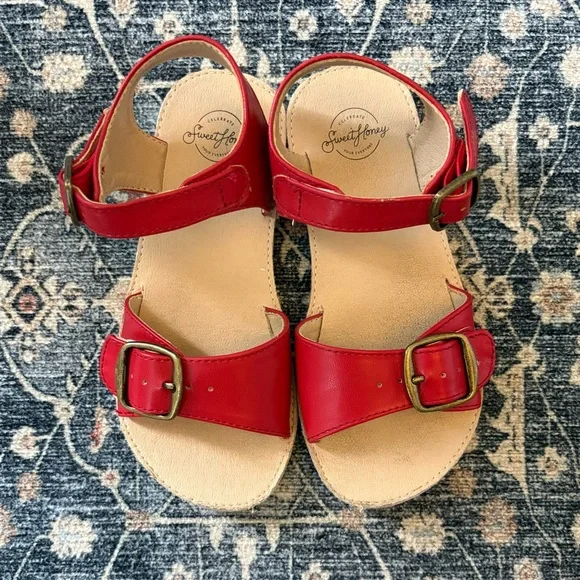 Sweethoney Red Sandals - Size 12