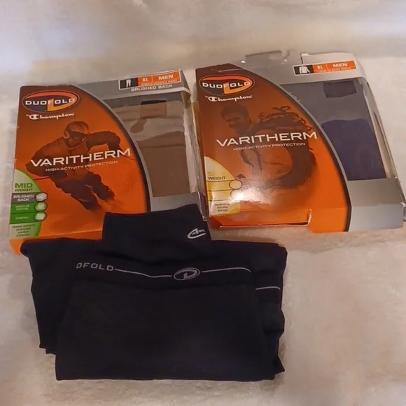 Duofold Varitherm ankle length pants and long sleeve crew champion